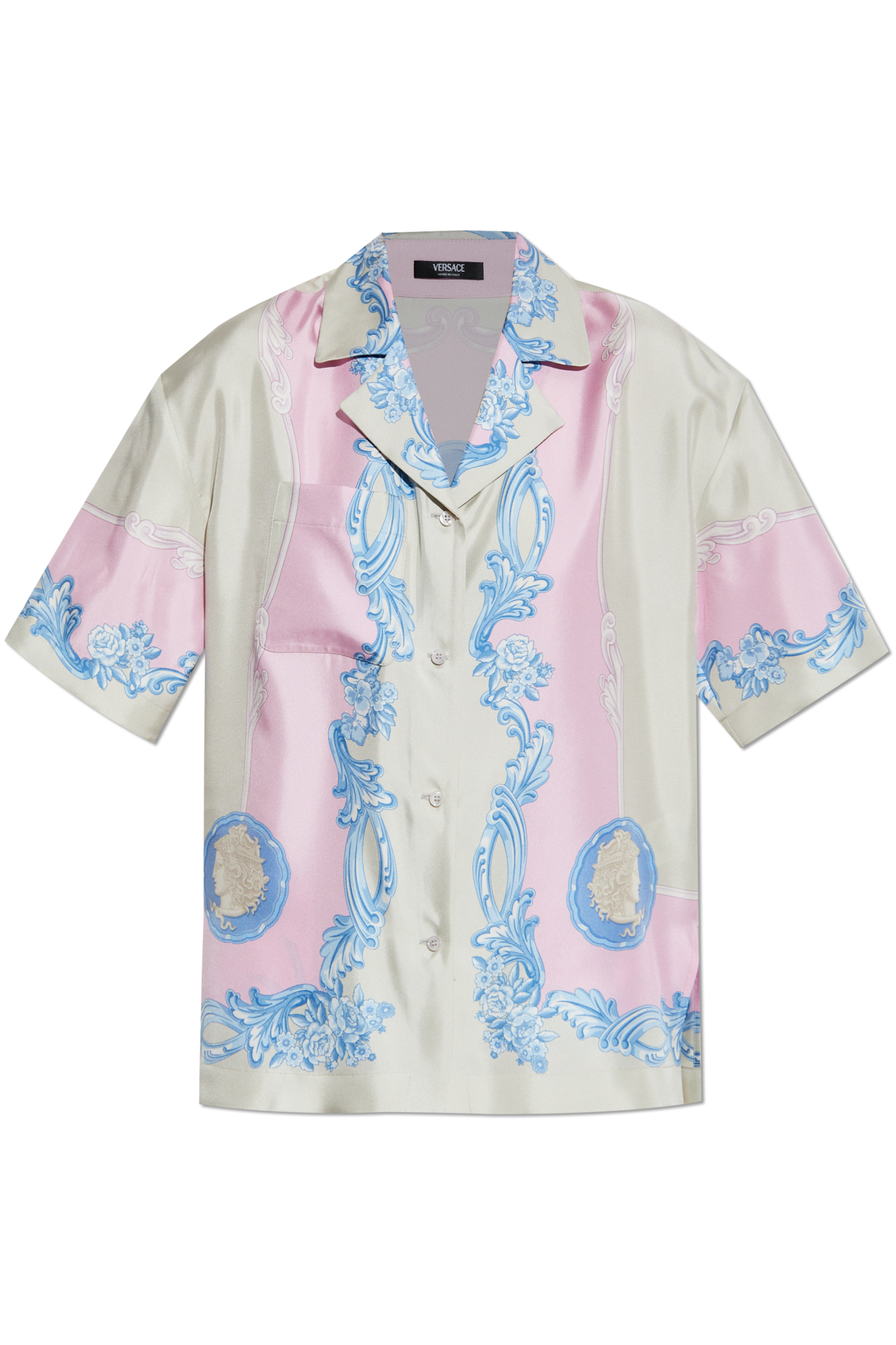 Versace Silk shirt with Medusa Cameo print | Women's